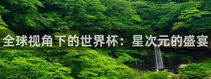 世界杯预选赛赛程表:全球视角下的世界杯:星次元的盛宴